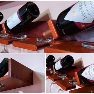 Repisa Roble Vinos