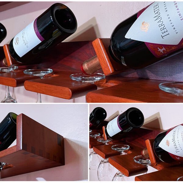 Repisa Roble Vinos
