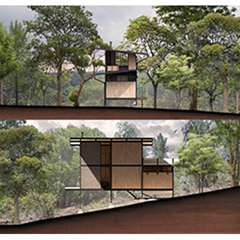Refugio Mirador Empedrado - Elevaciones